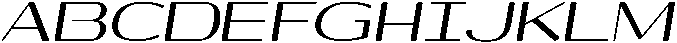Shiftea BoldSemExpIta otf (700) Font UPPERCASE