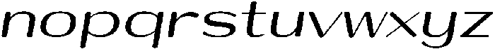 Shiftea BoldSemExpIta otf (700) Font LOWERCASE
