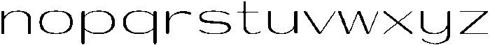 Shiftea Expanded otf (400) Font LOWERCASE