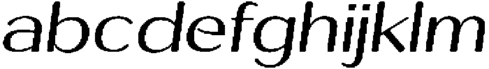 Shiftea ExtBdCondIta otf (400) FONT