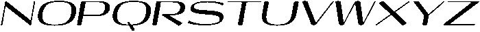 Shiftea ExtBdExpIta otf (400) Font UPPERCASE