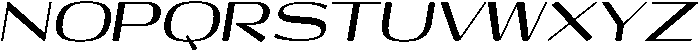 Shiftea ExtBdSemExpIta otf (400) Font UPPERCASE