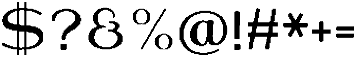Shiftea ExtBdSemiCond otf (400) Font OTHER CHARS