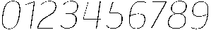 Shiftea ExtLtCondIta otf (400) Font OTHER CHARS