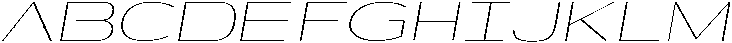 Shiftea ExtLtExpIta otf (400) Font UPPERCASE