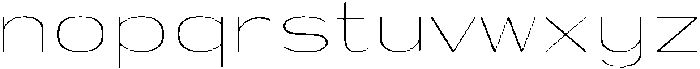 Shiftea ExtLtSemExp otf (400) Font LOWERCASE