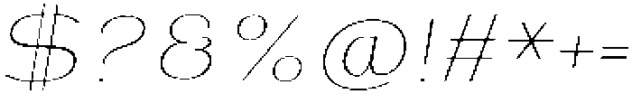 Shiftea ExtLtSemExpIta otf (400) Font OTHER CHARS