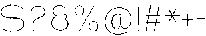 Shiftea ExtLtSemiCond otf (400) Font OTHER CHARS