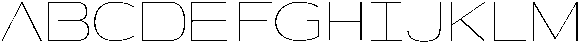 Shiftea ExtLtSemiCond otf (400) Font UPPERCASE