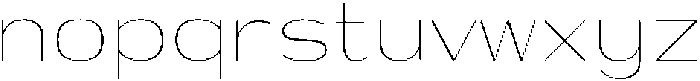 Shiftea ExtLtSemiCond otf (400) Font LOWERCASE