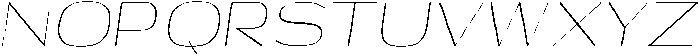 Shiftea ExtLtSemiCondIta otf (400) Font UPPERCASE