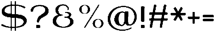 Shiftea ExtraBold otf (700) Font OTHER CHARS