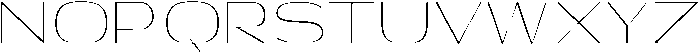 Shiftea ExtraLight otf (200) Font UPPERCASE