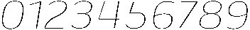 Shiftea ExtraLightItalic otf (200) Font OTHER CHARS