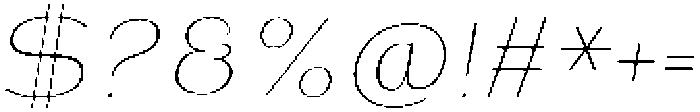 Shiftea ExtraLightItalic otf (200) Font OTHER CHARS