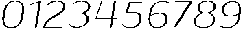 Shiftea-Italic otf (400) Font OTHER CHARS