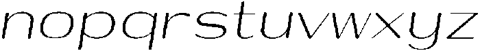 Shiftea-Italic otf (400) Font LOWERCASE