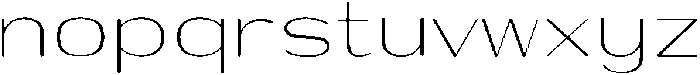 Shiftea Light otf (300) Font LOWERCASE