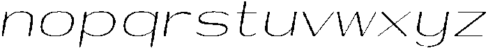 Shiftea LightSemExpIta otf (300) Font LOWERCASE