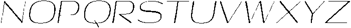 Shiftea LightSemiCondIta otf (300) Font UPPERCASE