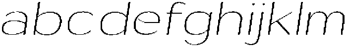 Shiftea LightSemiCondIta otf (300) FONT