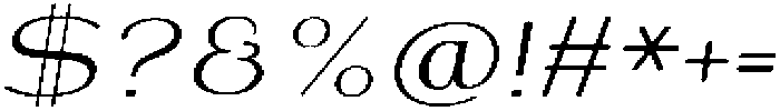 Shiftea MedSemExpIta otf (400) Font OTHER CHARS