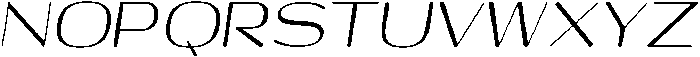 Shiftea MedSemiCondIta otf (400) Font UPPERCASE