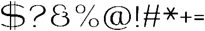 Shiftea Medium otf (500) Font OTHER CHARS