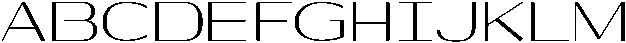 Shiftea Medium otf (500) Font UPPERCASE