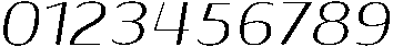 Shiftea MediumItalic otf (500) Font OTHER CHARS