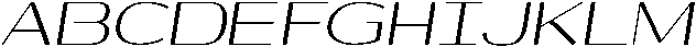Shiftea MediumItalic otf (500) Font UPPERCASE