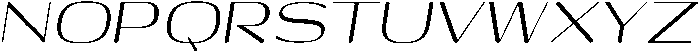 Shiftea MediumItalic otf (500) Font UPPERCASE