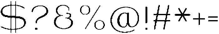 Shiftea-Regular otf (400) Font OTHER CHARS