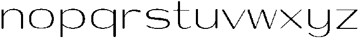 Shiftea-Regular otf (400) Font LOWERCASE