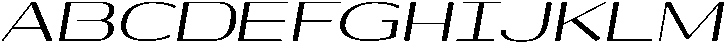 Shiftea SemBdExpIta otf (400) Font UPPERCASE