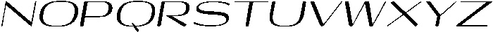 Shiftea SemBdExpIta otf (400) Font UPPERCASE