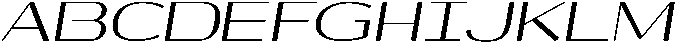 Shiftea SemBdSemExpIta otf (400) Font UPPERCASE