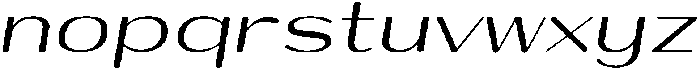 Shiftea SemBdSemExpIta otf (400) Font LOWERCASE