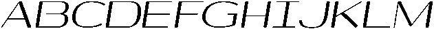 Shiftea SemiBoldItalic otf (600) Font UPPERCASE