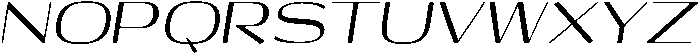 Shiftea SemiBoldItalic otf (600) Font UPPERCASE