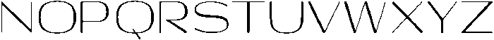 Shiftea SemiCondensed otf (400) Font UPPERCASE