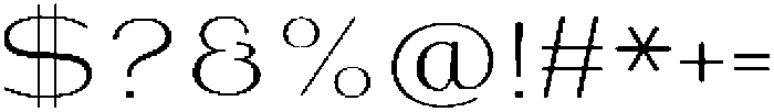 Shiftea SemiExpanded otf (400) Font OTHER CHARS