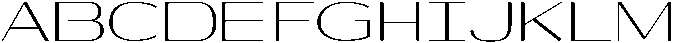 Shiftea SemiExpanded otf (400) Font UPPERCASE