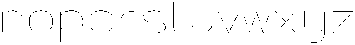 Shiftea ThinCondensed otf (100) Font LOWERCASE