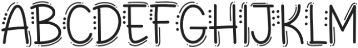 ShiftersRegular otf (400) Font UPPERCASE