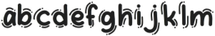 ShiftersRegular otf (400) Font LOWERCASE