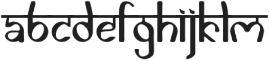 Shighar Regular otf (400) Font LOWERCASE