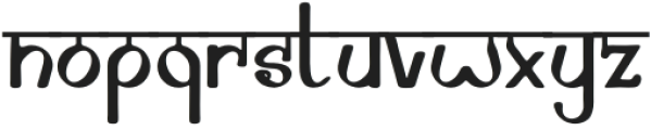 Shighar Regular otf (400) Font LOWERCASE