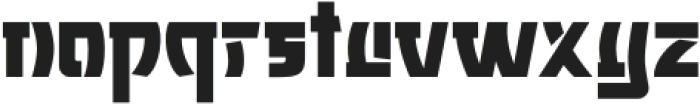 Shikaru Regular otf (400) Font LOWERCASE