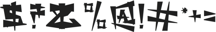 Shinagawa Regular otf (400) Font OTHER CHARS